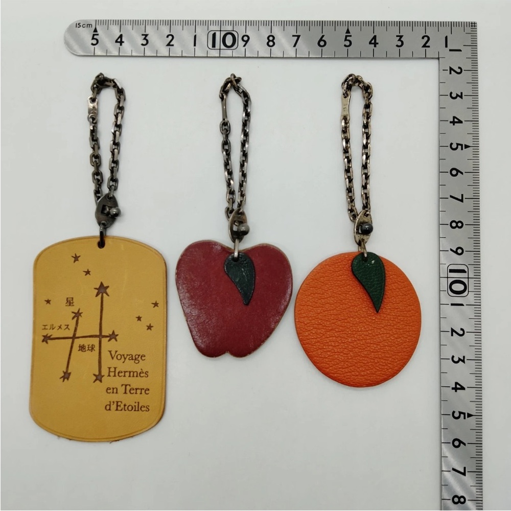 Hermes Multicolor Leather Keychains - image 8